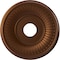 Ekena Millwork Berkshire PVC Ceiling Medallion (Canopies up to 7"), 16"OD x 3 1/2"ID x 1"P, Metallic Dark Copper CMP16BECDC - alternate 1